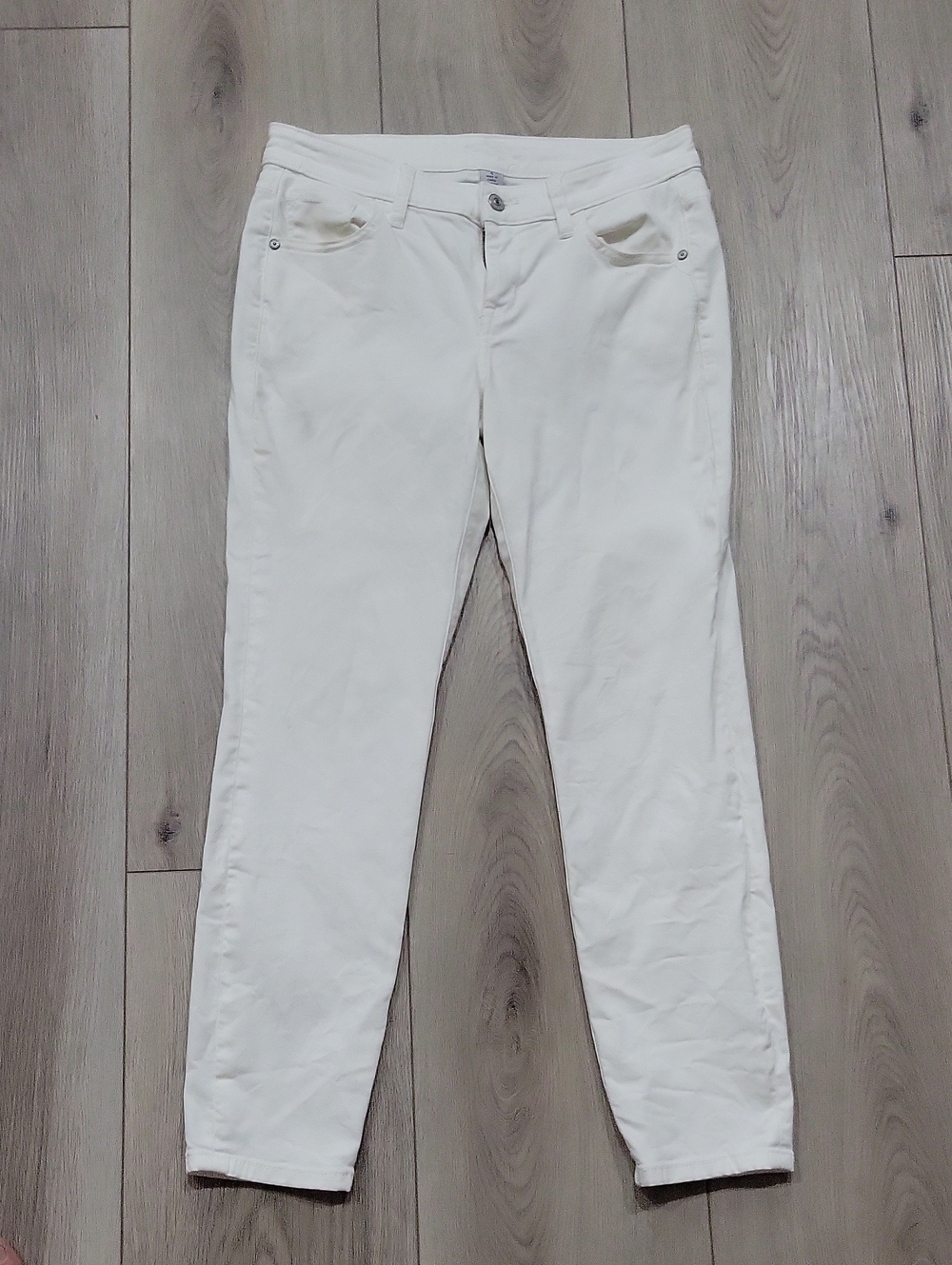 Tommy Bahama White Cropped Slim Straight Pants